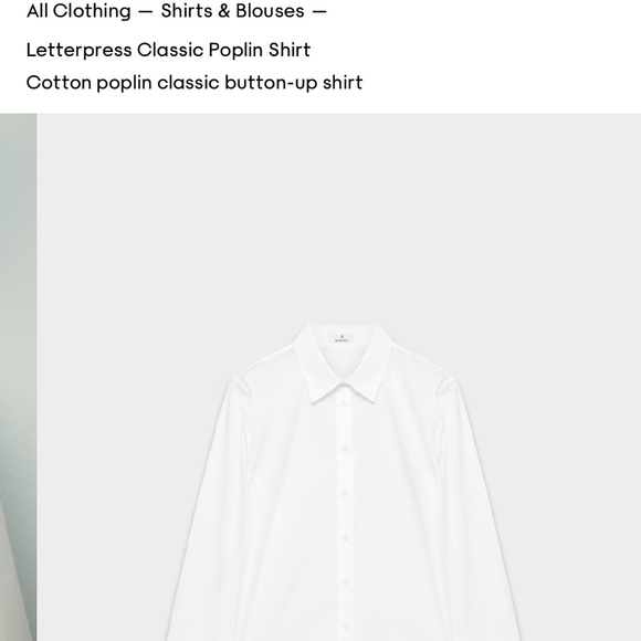 Babaton white shirt NWT - Picture 3 of 4